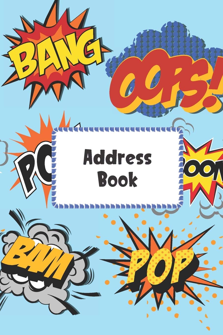 Address Book: Cute Comic Cartoon Cover Address Book with Alphabetical Organizer, Names, Addresses, Birthday, Phone, Work, Email and Notes (Address Book 6x9, Band 4) Reference Books