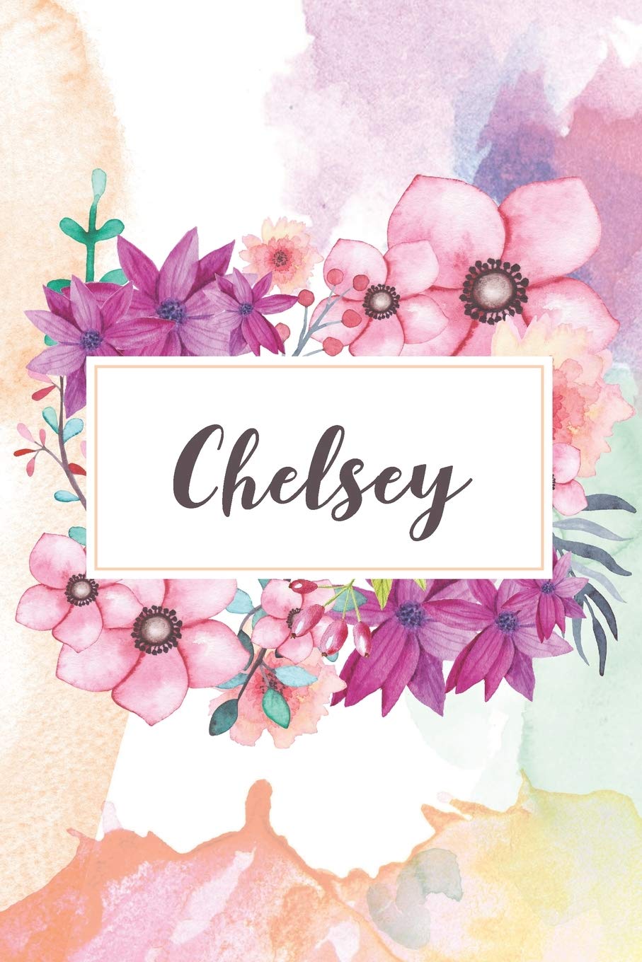 Chelsey: Personalized Journal - beautiful floral notebook cover with 120 blank, lined pages. Essays & Short Stories