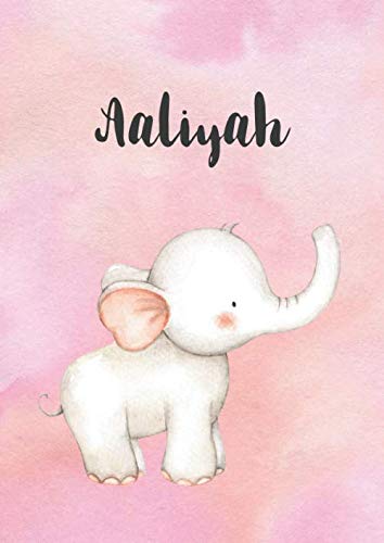 Aaliyah: : DIN A4 • Blanko 100 Seiten • Personalisiertes Malbuch • Individueller Kalender • Vornamen Notizbuch • Notizblock Pink • Rosa Kinderbuch • Jugendbuch • Namensbuch • Malblock mit Name Novels & Short Stories