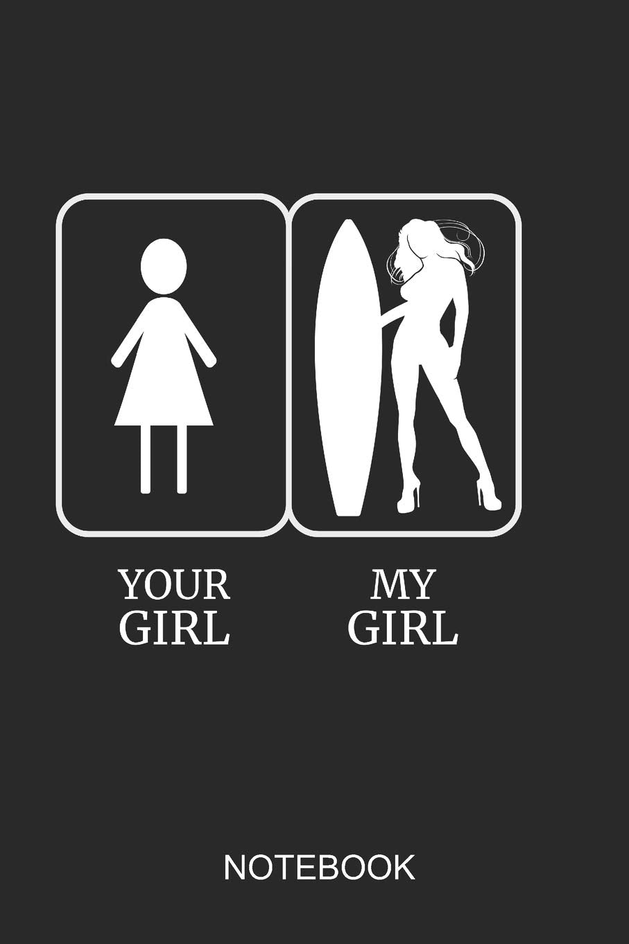 Your Girl My Girl Notebook: 6x9 110 Pages Dot-Grid Surfing Journal For Surfers Books