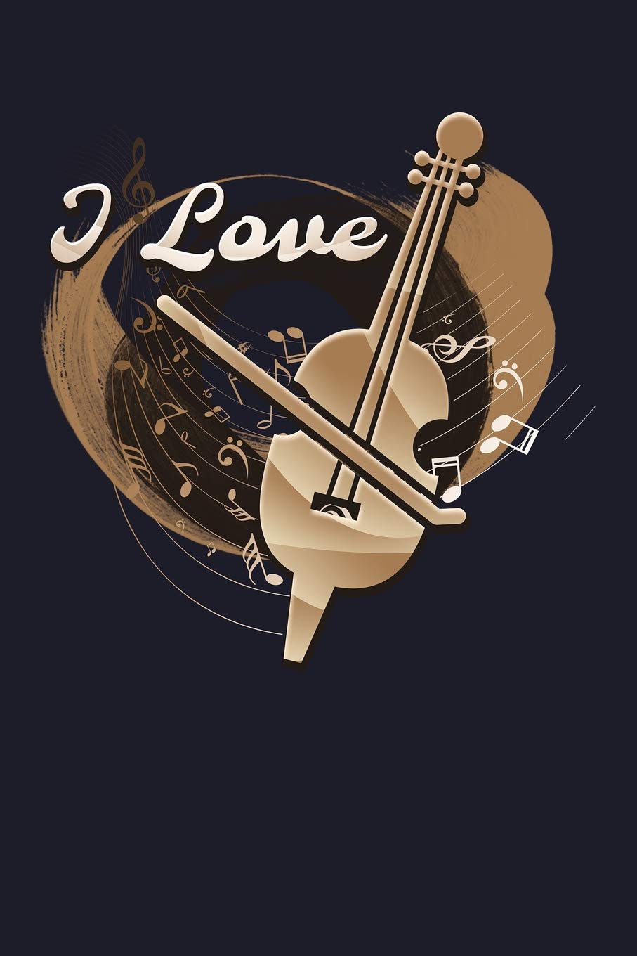I Love Violin: Blank Paper Sketch Book - Artist Sketch Pad Journal for Sketching, Doodling, Drawing, Painting or Writing Social Sciences