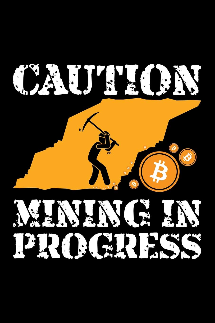 Caution Mining In Progress: Blank Paper Sketch Book - Artist Sketch Pad Journal for Sketching, Doodling, Drawing, Painting or Writing Social Sciences