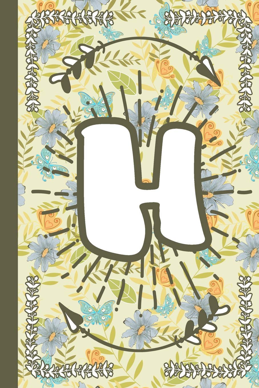 Boho Monogram: Boho Initial H Letter Arrow Floral Monogram 2020 Planner Calendar Daily Weekly Monthly Organizer 6x9 Gift Idea for Woman and Girl Books