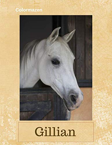 Gillian: Grey Horse Personalised Notebook (Large) (Grey Horse Personalised Notebooks, Band 20) Media & Communication