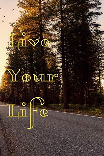 Live Your Life: Motivational Notebook, Journal, Diary (110 Pages, Lined, 6 x 9) book