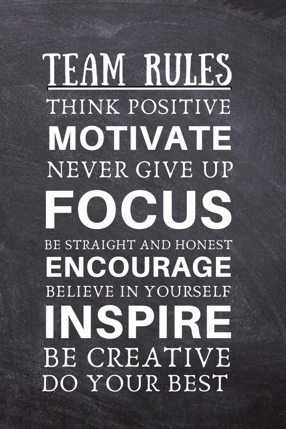 Team Rules: Gifts for Employees - Team - Lined Blank Notebook Journal Business, Finance & Career