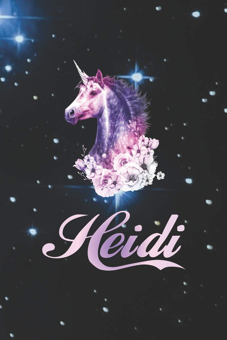 Heidi: First Name Personalized Unicorn customized Names Gift Birthday Girl Notebook Journal Learning & Reference