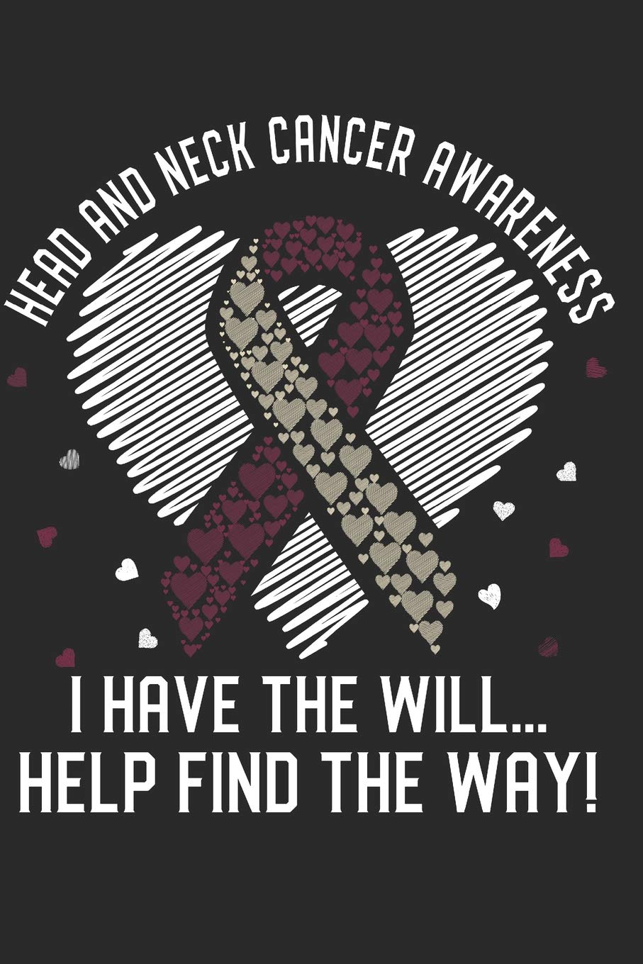Head and Neck Cancer Awareness I Have The Will... Help Find The Way!: Journal Blank Lined Paper Books
