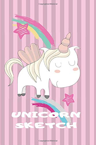 Unicorn Sketch: Pink Cover Notebook, Girls Journal & Diary: 100 blank pages for sketching or drawing, Unicorn Gifts for Girl (Unicorn Journal) Non-fiction