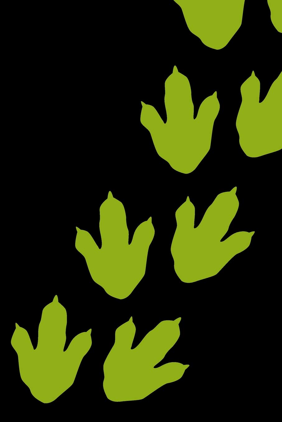 Dinosaur Footprint Journal For Kids: A Blank Lined Notebook for Writing and Recording Ideas Tiptoi & Games