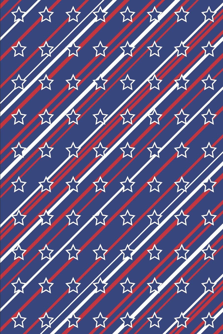 Patriotic Pattern | United States Of America 71: Blank Lined Notebook for Patriots and Locals Books