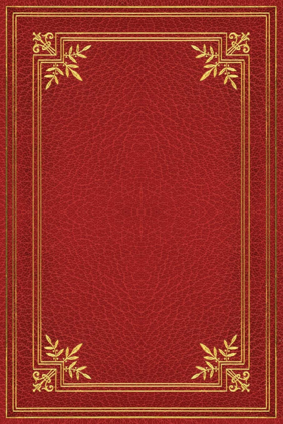 Crimson Foile Journal: Blank Notebook Diary Memoir Log Logue (Classic 365 Lined, Band 19) Religion & Esotericism