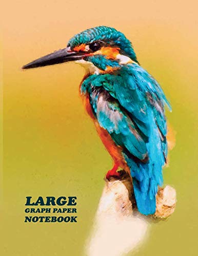 Graph Paper Notebook: Large (8.5 x 11 inches) Notebook • Watercolor Blue Bird Design • 110 Sturdy Pages • Soft Cover • Made in the USA Architecture