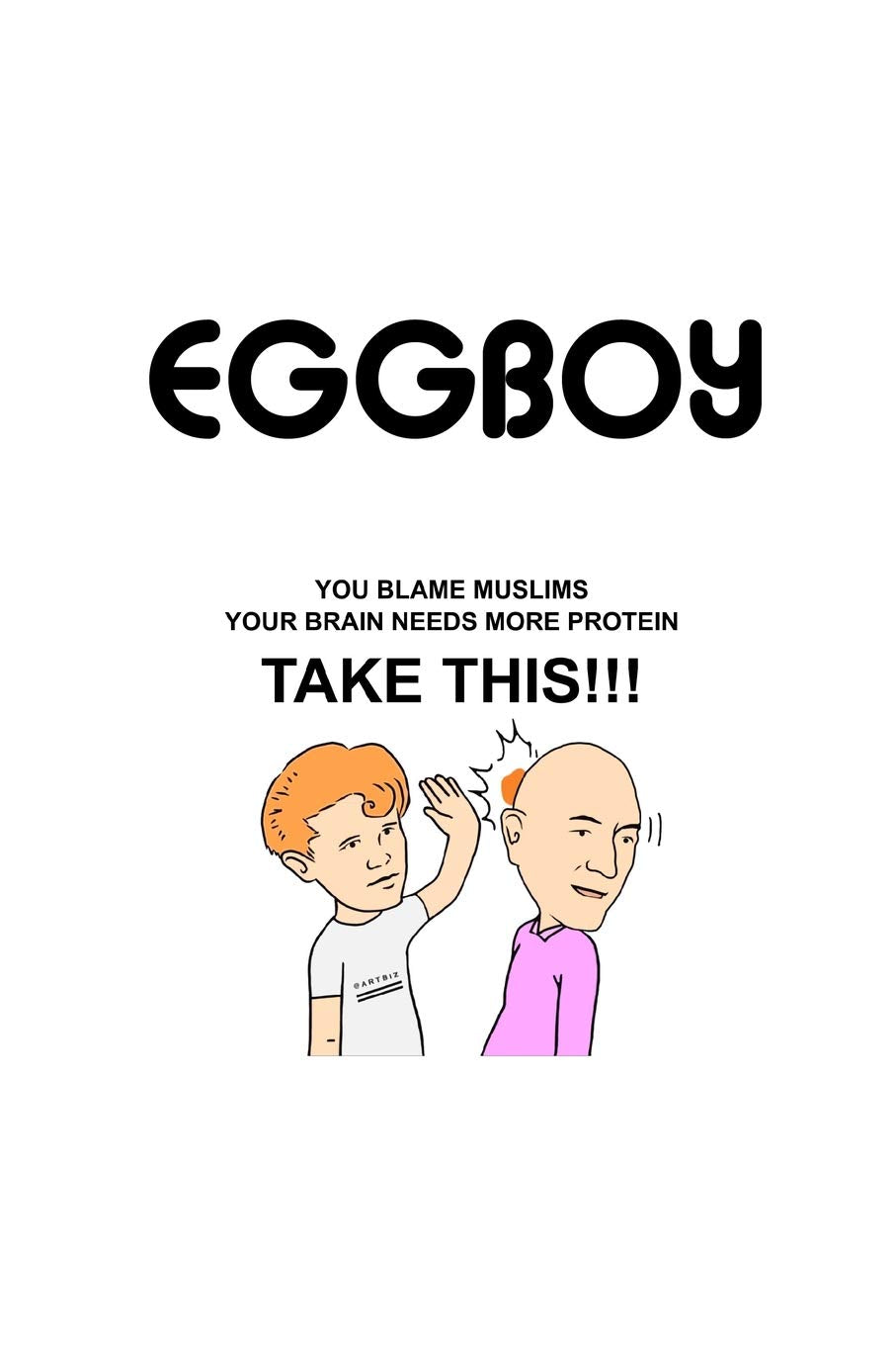 Eggboy: Australian anti-fascist boy Journal,Funny Notebook 6x9 120 pages. Social Sciences