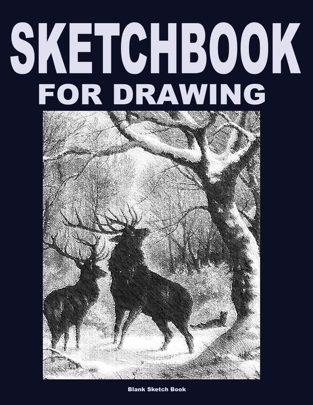 Artist canvas: Blank sketchbook for drawing 120 pages 8.5"x 11" Social Sciences