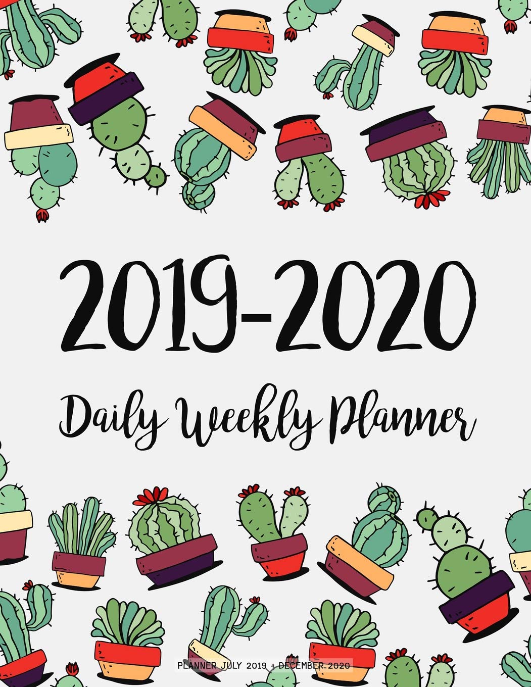 Planner July 2019 - December 2020: 2019-2020 2 Year Daily Weekly Monthly Calendar Planner For To Do List Academic Schedule Agenda Logbook Or Student ... Cactus Design (Planner 2019-2020, Band 13) Law