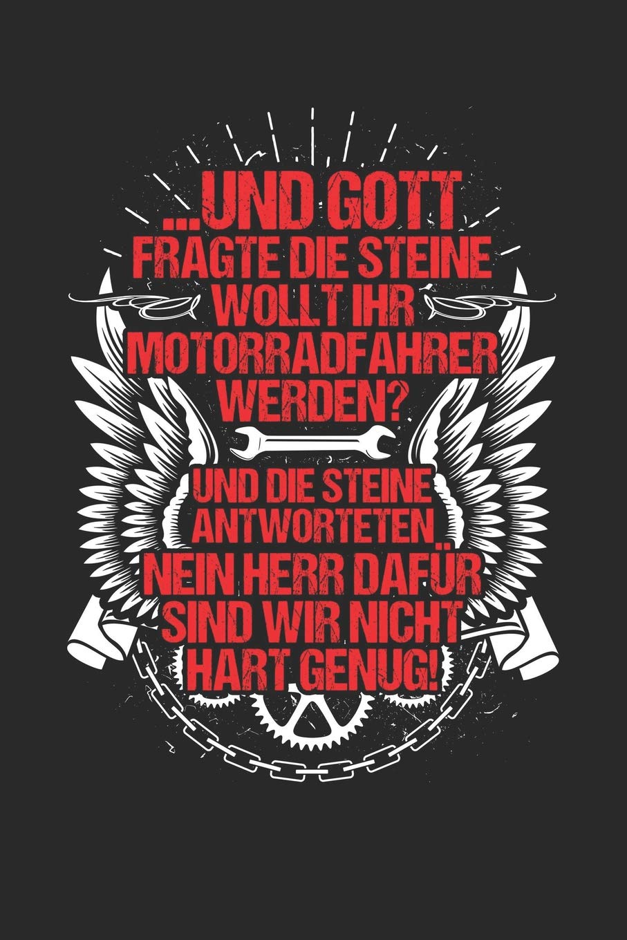 Biker = härter als Stein: Notizbuch / Notizheft für Motorradfahrer Motorrad-Fahren Biker-Girl A5 (6x9in) dotted Punktraster Leisure, Home & Garden