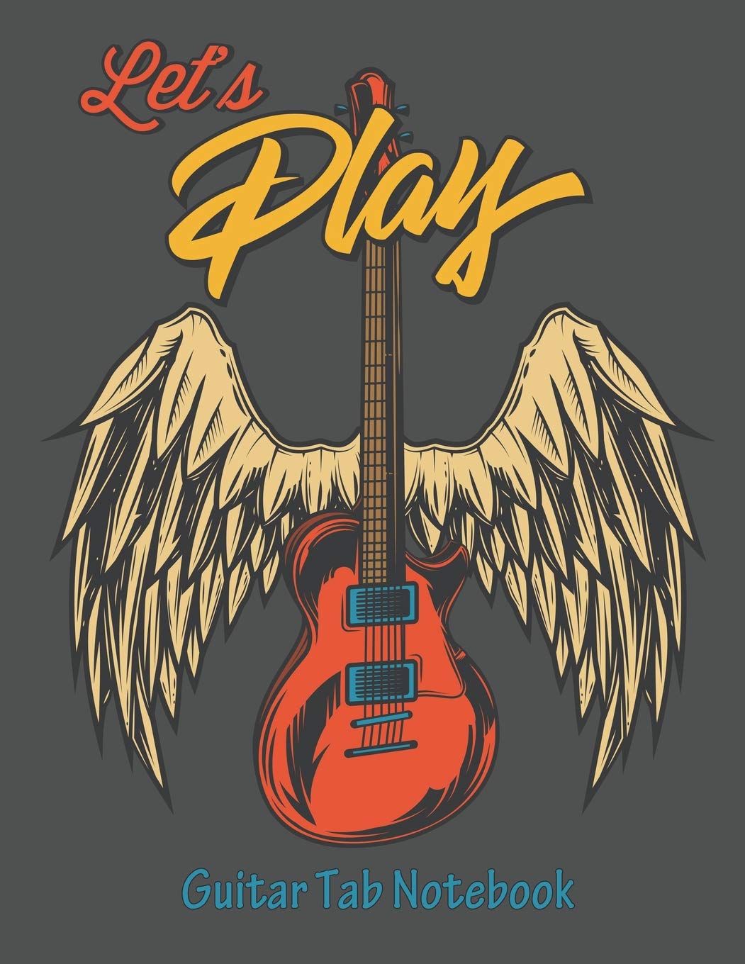 Let's Play Guitar Tab Notebook: Blank Sheet Music Guitar Tablature with Lyric Lines and Chord Boxes Social Sciences