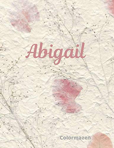 Abigail: Pink Petal Personalised Notebook (Large) (Pink Petal Personalised Notebooks, Band 12) Media & Communication