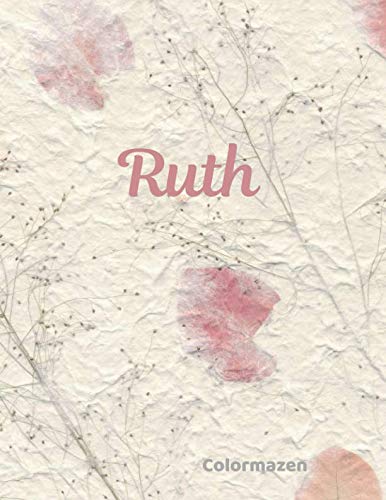 Ruth: Pink Petal Personalised Notebook (Large) (Pink Petal Personalised Notebooks, Band 15) Media & Communication