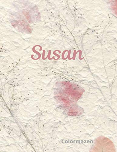 Susan: Pink Petal Personalised Notebook (Large) (Pink Petal Personalised Notebooks, Band 16) Media & Communication