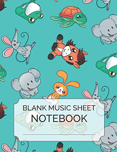 Blank Music Sheet Notebook: Music Manuscript Paper, Staff Paper, Music Notebook 12 Staves, 8.5 x 11, A4, 100 pages Non-fiction