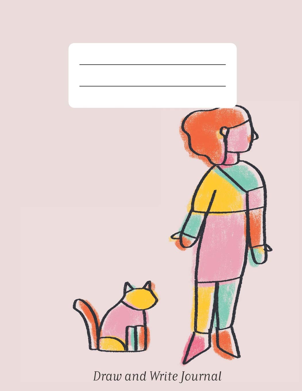 Draw and Write Journal: The Perfect Draw and Write Journal for Kids | Composition journal | Practice handwriting | Cat Lady journal 8.5" by 11" Pets