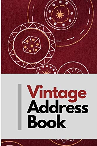 Vintage Address Book: Classic themed contact book Hobbies & Crafts