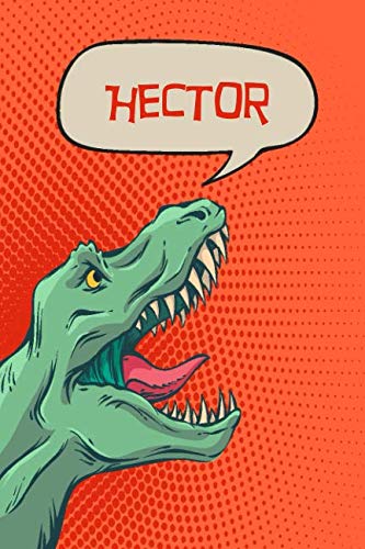 Hector: dinosaur Tyrannosaurus Blank Comic Book Notebook Journal book 120 pages 6"x9" Essays & Short Stories