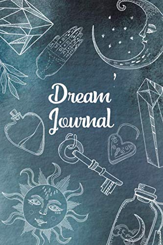 Dream Journal: Notebook And Diary For Recording Dream Interpretations: Compact Bedside Table Size, 100+ Lined Pages - Magic Dark Blue Witch Cover - Perfect Gift For Women, Girls, Men, and Kids Psychology
