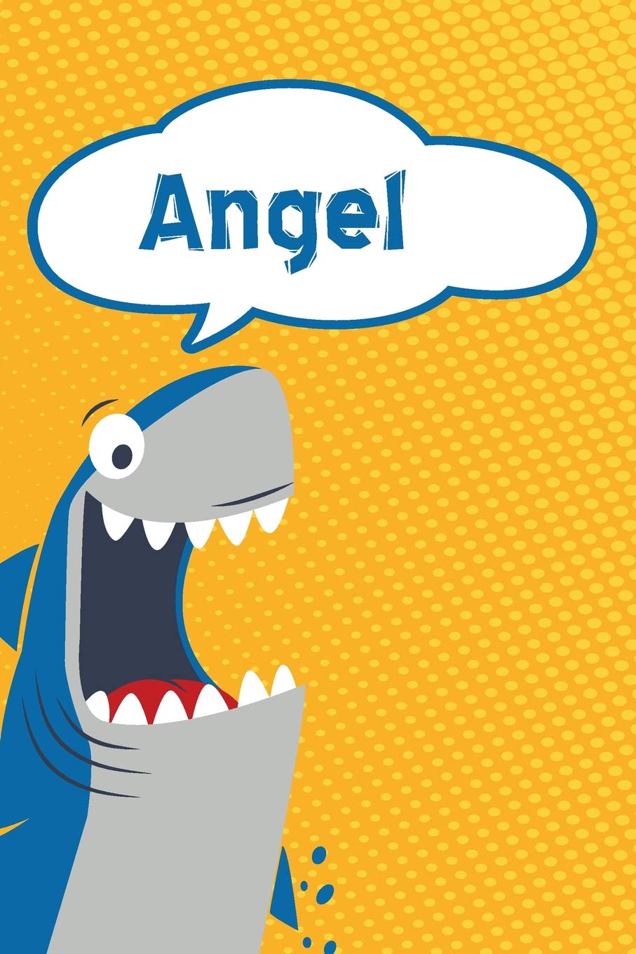 Angel: Great White Shark Blank Comic Book Notebook Journal book 120 pages 6"x9" Essays & Short Stories