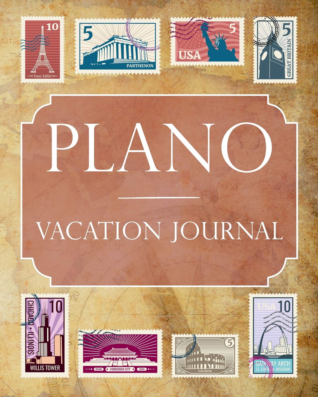 Plano Vacation Journal: Blank Lined Plano Travel Journal/Notebook/Diary Gift Idea for People Who Love to Travel Leisure, Home & Garden