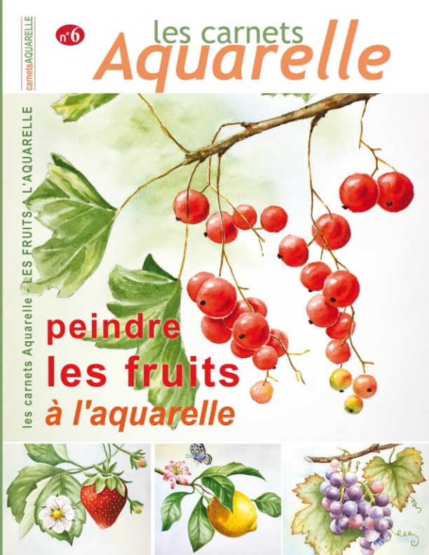 Les carnets aquarelle n°6: peindre les fruits à l'aquarelle book