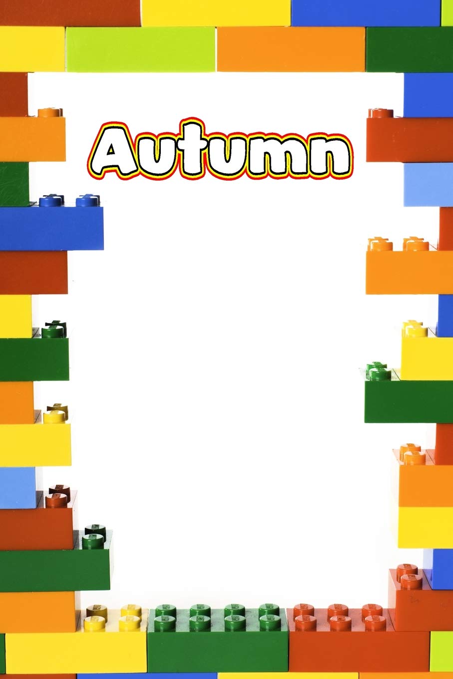 Autumn: Building Brick Blank Comic Book Notebook Journal book 120 pages 6"x9" Essays & Short Stories