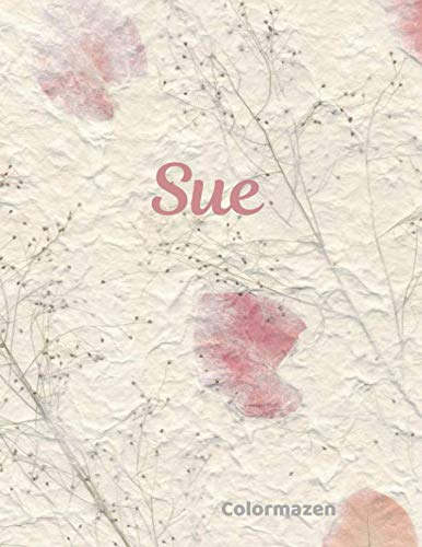 Sue: Pink Petal Personalised Notebook (Large) (Pink Petal Personalised Notebooks, Band 43) Mathematics