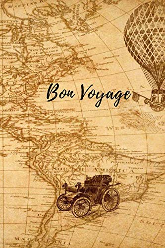 Bon Voyage: Perfect 110 Page Travel Journal Notebook Diary (110 Pages, Unlined, Blank 6 x 9) Travel Guides