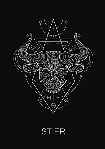 Stier: 120 seitiges kariertes Softcover Sternzeichen Notizbuch im A4 Format | Notizbuch - Tagebuch - Journal - Schulheft - Collegeblock Religion & Esotericism