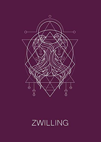 Zwilling: 120 seitiges kariertes Softcover Sternzeichen Notizbuch im A4 Format | Notizbuch - Tagebuch - Journal - Schulheft - Collegeblock Religion & Esotericism