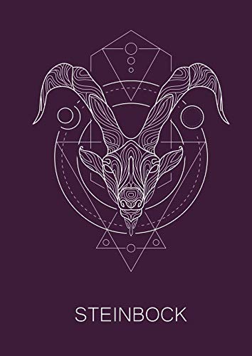 Steinbock: 120 seitiges kariertes Softcover Sternzeichen Notizbuch im A4 Format | Notizbuch - Tagebuch - Journal - Schulheft - Collegeblock Religion & Esotericism