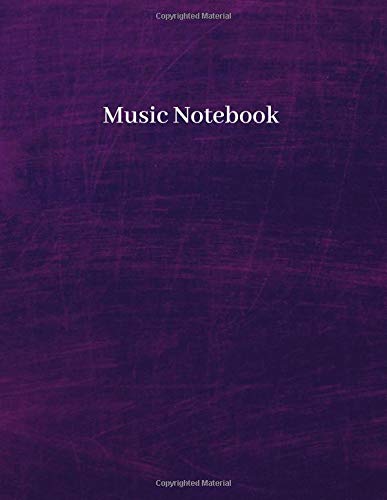 Music Notebook: Blank Sheet Music & Manuscript Paper for Musicans & Lyrics (100 pages, 8.5 x 11 in, 10 Staves per Page, Table of Contents) book