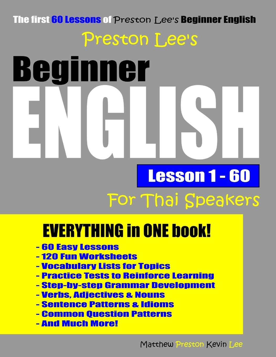 Preston Lee's Beginner English Lesson 1 - 60 For Thai Speakers (Preston Lee's English For Thai Speakers) Foreign Languages ​​& Dictionaries