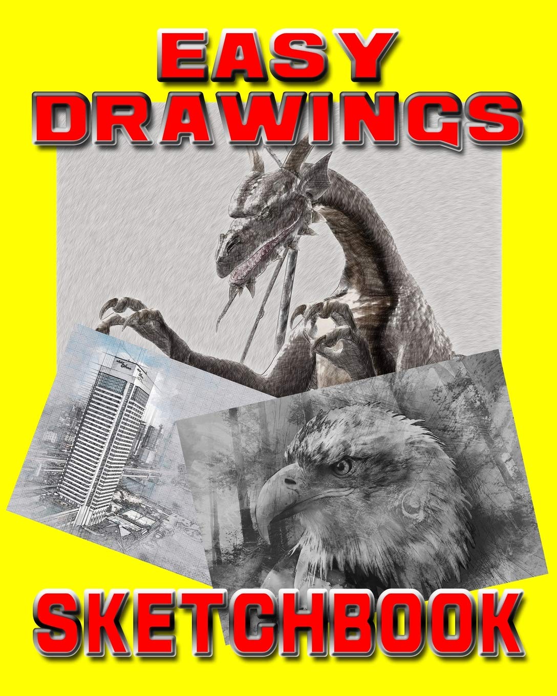 Easy Drawings Sketchbook: Drawing Sketchpad and Journal, 8x10 Diary, Drawing Notebook, Art Student Gift (School Notebooks, Band 47) Social Sciences