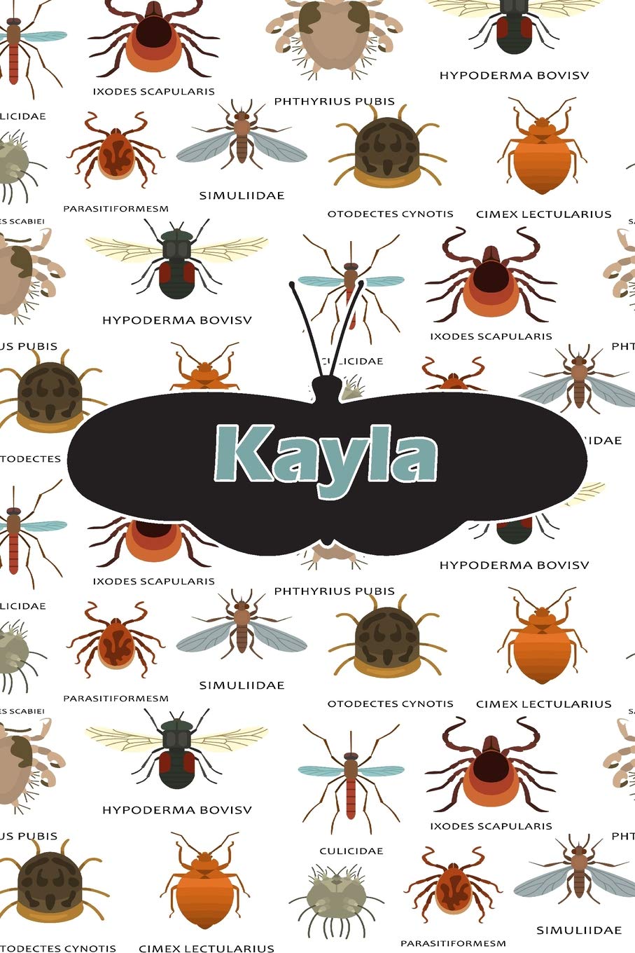 Kayla: Bug Insect Handwriting FOR K-3 Students Practice Paper Book Notebook Journal book 120 pages 6"x9" Essays & Short Stories