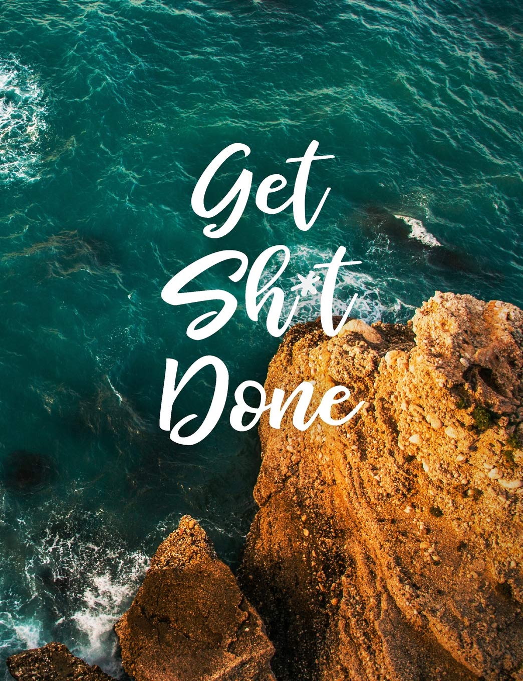 Get Sh*t Done: Dotted Bullet/Dot Grid Notebook - Nautical Bliss, 7.44" x 9.69" Geology & Geography