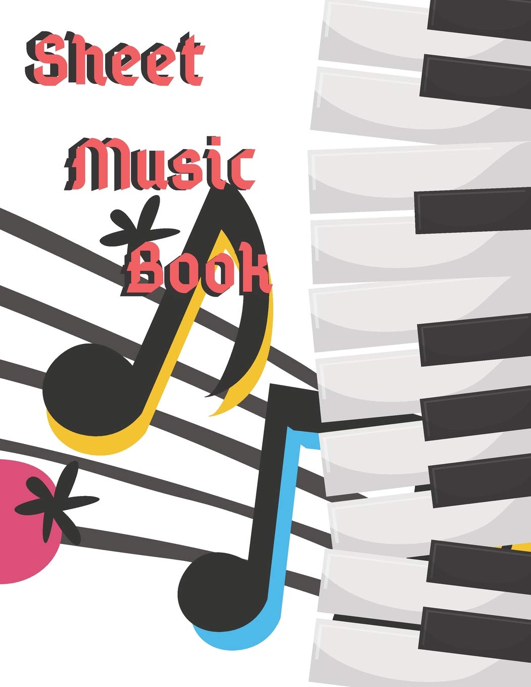 Music Sheet Book: 8.5inX11in 100 pages Social Sciences