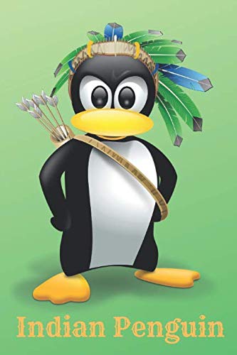 Indian Penguin: Cute Notebook for Kids, Notebook for Students, Notebook for Coloring Drawing and Writing (110 Pages, unlined, 6 x 9) Learning & Reference