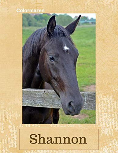Shannon: Black Horse Personalised Notebook (Large) (Black Horse Personalised Notebooks, Band 55) Mathematics