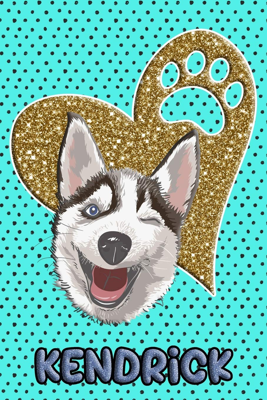 Husky Life Kendrick: College Ruled | Composition Book | Diary | Lined Journal | Blue Pets