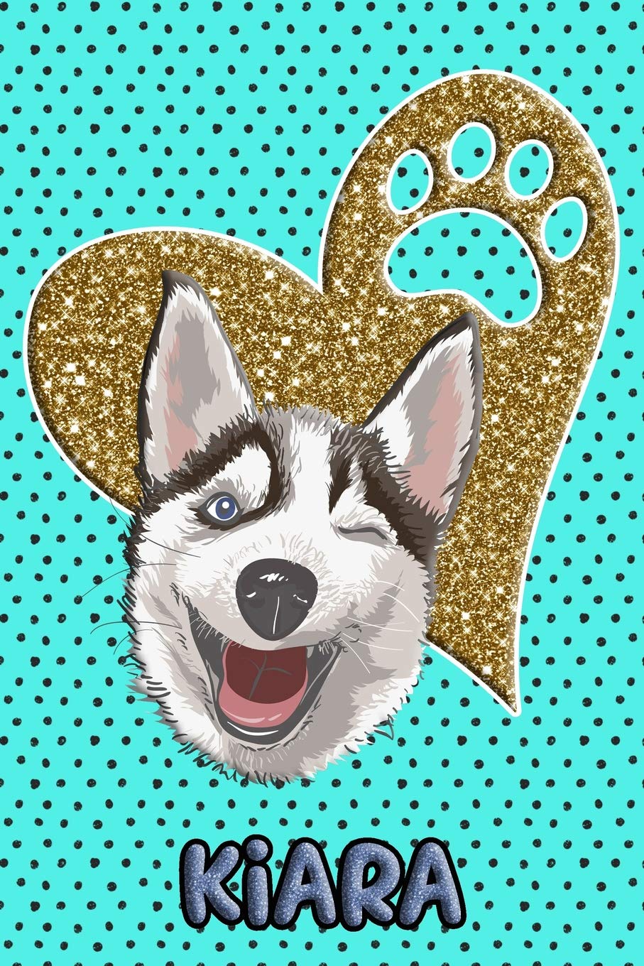Husky Life Kiara: College Ruled | Composition Book | Diary | Lined Journal | Blue Pets
