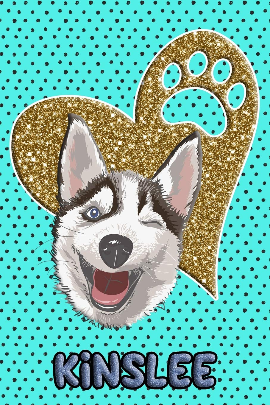 Husky Life Kinslee: College Ruled | Composition Book | Diary | Lined Journal | Blue Pets